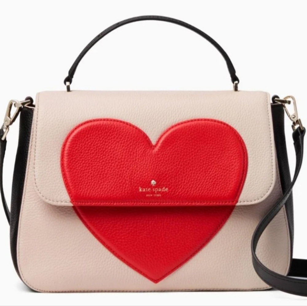 Kate Spade Be Mine Alexya Heart Satchel - Picture 6 of 8